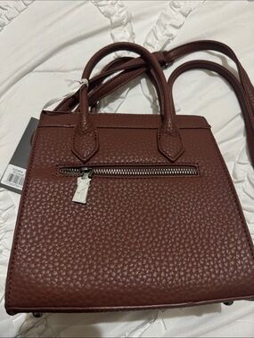 LA TERRE Mini bag 
Satchel Crossbody in Chestnut